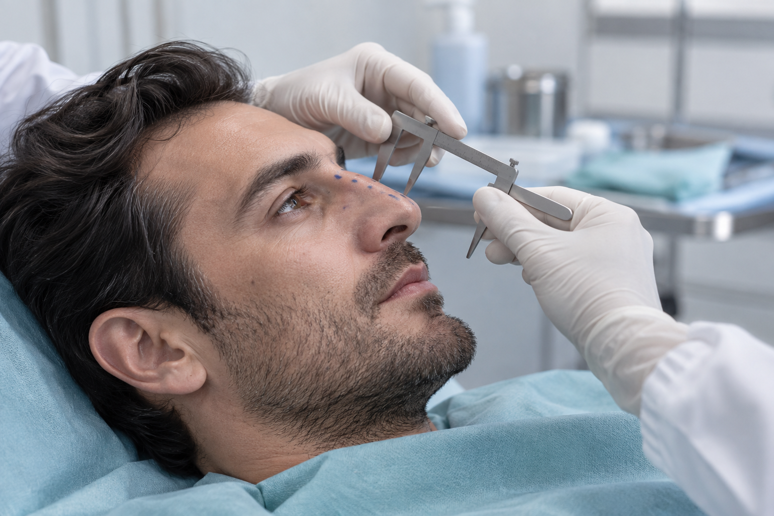 Nasal measurement and surgical planning